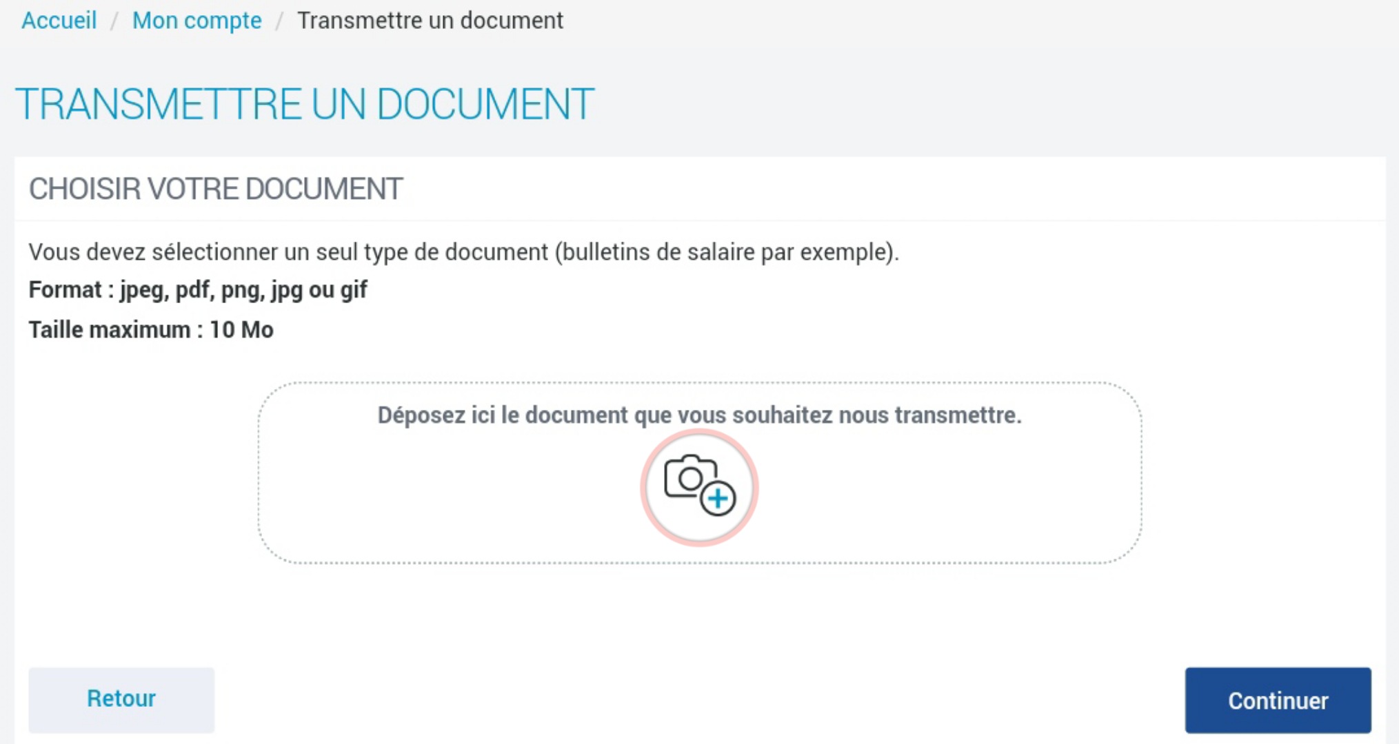 comment envoyer un message sur mon compte caf